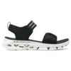 Sandália Go Glide-Step Flex “Preto Branco”