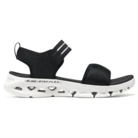 Sandália Go Glide-Step Flex “Preto Branco”