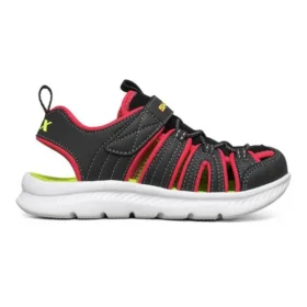 Sandálias C-Flex “Preto Vermelho Amarelo”