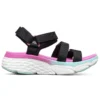 Sandálias casuais com Max Cushioning Preto/Roxo