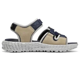Sandálias casuais Monster com velcro, azuis
