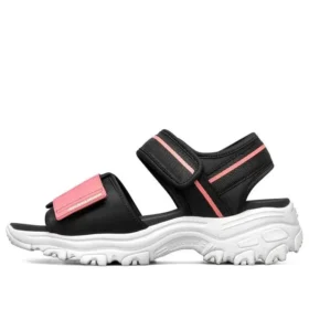 Sandálias D’ Lites 1.0 Preto/Rosa