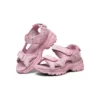 Sandálias Dlites Lightweight Cozy Sports para rapazes, cor-de-rosa e vermelho