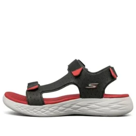 Sandálias On-the-GO 600 com velcro Preto/Vermelho