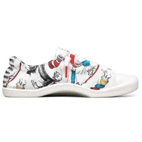 Sapatilha de cano baixo Dr. Seuss x Skechers Bob’s Beach Bingo Branco/Vermelho/Azul