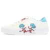 Sapatilha de cano baixo Dr. Seuss x Skechers Goldie 2.0 Branco/Azul