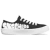 Sapatilha de cano baixo Jeremyville x Skechers V”Lites Preto/Branco