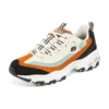 Sapatilhas D’ Lites 1.0 “Branco Preto Laranja”