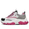 Sapatos Black Jack Low-Top Daddy Cinza/Branco/Rosa