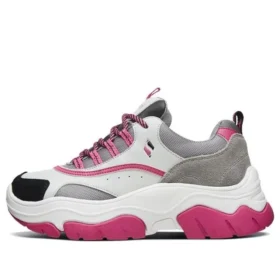 Sapatos Black Jack Low-Top Daddy Cinza/Branco/Rosa