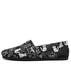 Sapatos Bob’s Plush Slip-on Preto/Branco