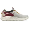 Sapatos Bobs B Flex Cinza/Branco/Vermelho