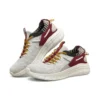 Sapatos Bobs B Flex Cinza/Branco/Vermelho