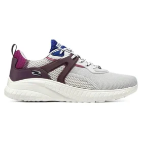 Sapatos Bobs Squad Chaos “Cinza Roxo Branco”