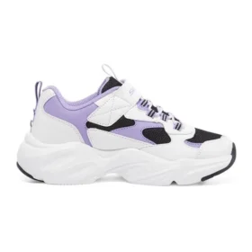 Sapatos “Branco Preto Roxo”