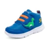 Sapatos Confortáveis Dinosaur “Azul Laranja”
