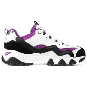 Sapatos D’ Lites 2.0 Branco/Roxo/Preto