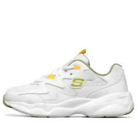 Sapatos D’ Lites Airy Branco/Verde/Amarelo