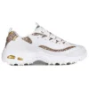 Sapatos D’ Lites de cano baixo estilo «daddy» Branco/Dourado