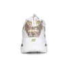 Sapatos D’ Lites de cano baixo estilo «daddy» Branco/Dourado