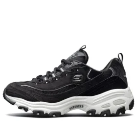 Sapatos D’ Lites de veludo de cano baixo Daddy Preto/Branco