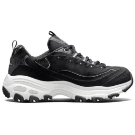 Sapatos D’ Lites de veludo de cano baixo Daddy Preto/Branco