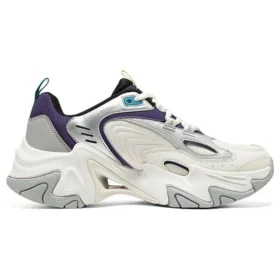 Sapatos D’ Lites Stamina “Branco Prateado Roxo”