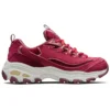 Sapatos D’ Lites Velvet Low-Top Daddy Vermelhos