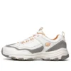 Sapatos de corrida D’ Lites I-Conik de cano baixo Branco/Laranja/Cinzento