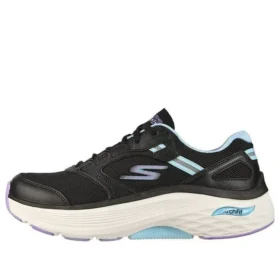 Sapatos de corrida de cano baixo com Max Cushioning e ajuste no arco, Preto
