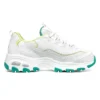 Sapatos de corrida de cano baixo D Lites 1.0 Branco/Verde