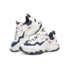 Sapatos de corrida de cano baixo D Lites Branco/Azul/Vermelho