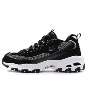Sapatos de corrida de cano baixo D Lites Preto/Branco