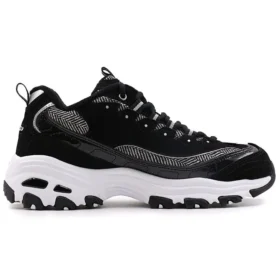 Sapatos de corrida de cano baixo D Lites Preto/Branco
