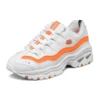 Sapatos de corrida de cano baixo Energy-Over Joy Branco/Laranja