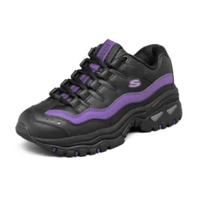 Sapatos de corrida de cano baixo Energy-Over Joy Preto/Roxo Sapatos de corrida de cano baixo Energy-Over Joy Preto/Roxo