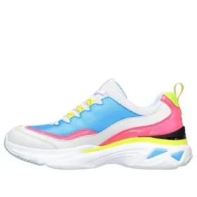 Sapatos de corrida de cano baixo Energy Racer Branco/Azul