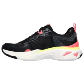 Sapatos de corrida de cano baixo Energy Racer Preto/Vermelho