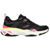 Sapatos de corrida de cano baixo Energy Racer Preto/Vermelho
