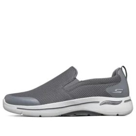 Sapatos de corrida de cano baixo Go Walk Arch Fit Cinza