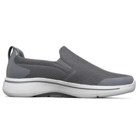 Sapatos de corrida de cano baixo Go Walk Arch Fit Cinza