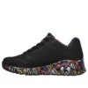 Sapatos de corrida de cano baixo James Goldcrown x Skechers Uno Preto