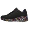 Sapatos de corrida de cano baixo James Goldcrown x Skechers Uno Preto