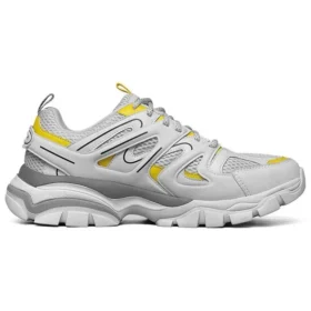 Sapatos de corrida de cano baixo Stak-Ultra Cinza/Amarelo