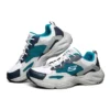 Sapatos de corrida de cano baixo Stamina Airy Branco/Azul/Verde