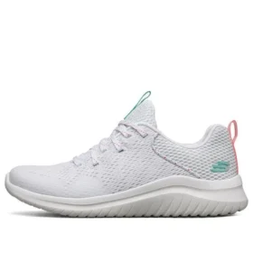 Sapatos de corrida de cano baixo Ultra Flex 2.0 Branco/Verde