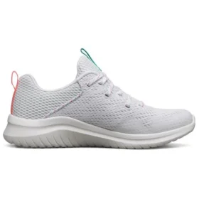 Sapatos de corrida de cano baixo Ultra Flex 2.0 Branco/Verde