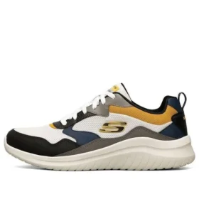 Sapatos de corrida de cano baixo Ultra Flex 2.0 Preto/Amarelo/Branco