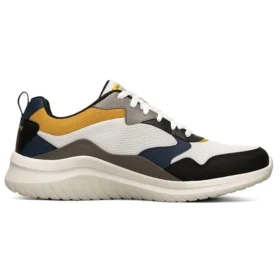Sapatos de corrida de cano baixo Ultra Flex 2.0 Preto/Amarelo/Branco