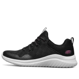 Sapatos de corrida de cano baixo Ultra Flex 2.0 Preto/Branco